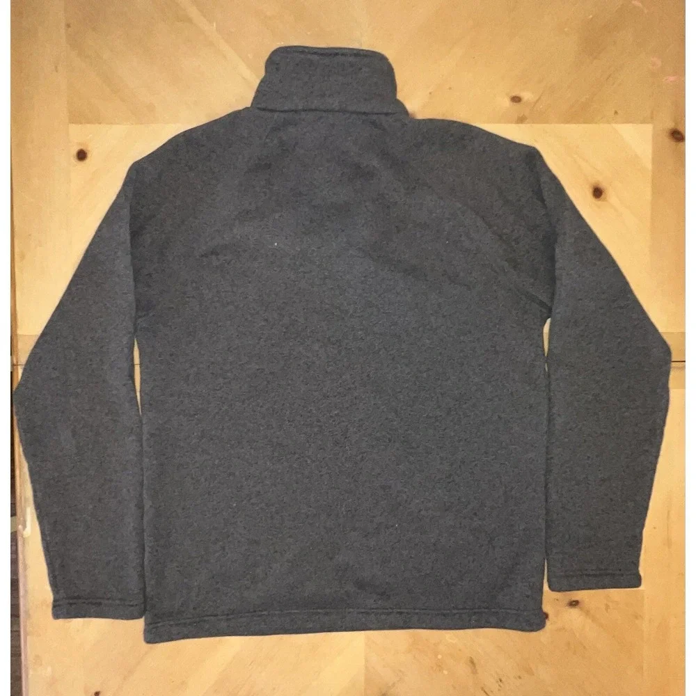 The North face Sweater Gray Jacket Mens large Sweatshirt 1/4 zip